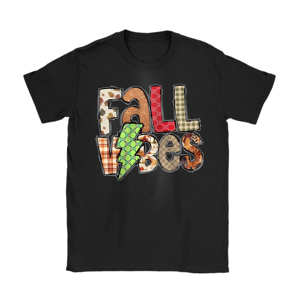 Retro Fall Fall Sublimation Gucci Unisex T-Shirt Cotton Tee BTN18226