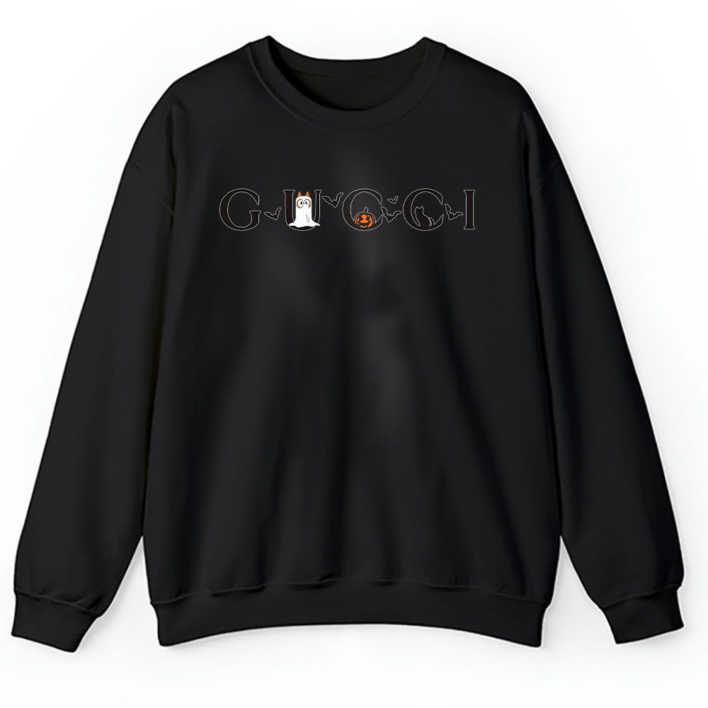 Bluey Bingo Halloween Gucci Unisex Sweatshirt BTN18265
