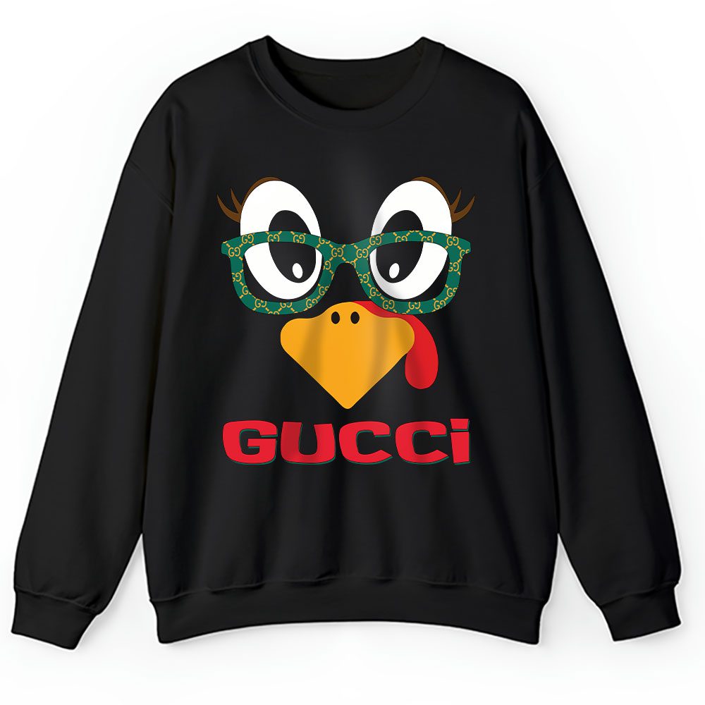 Cute Turkey Fall Thanksgiving Gucci Unisex Sweatshirt BTN18193