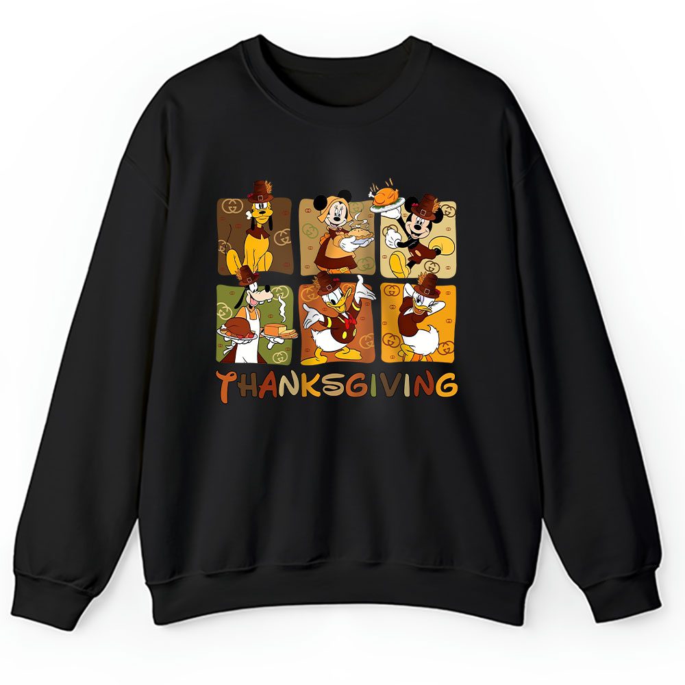 Disney Mickey Mouse Thanksgiving Gucci Unisex Sweatshirt BTN17731