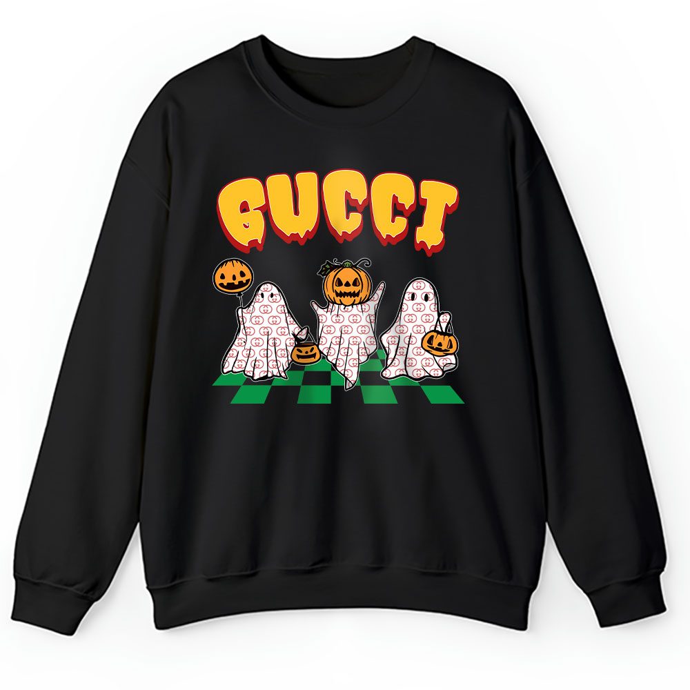 Cute Ghost Boujee Boojee Spooky Halloween Season Gucci Unisex Sweatshirt BTN17075