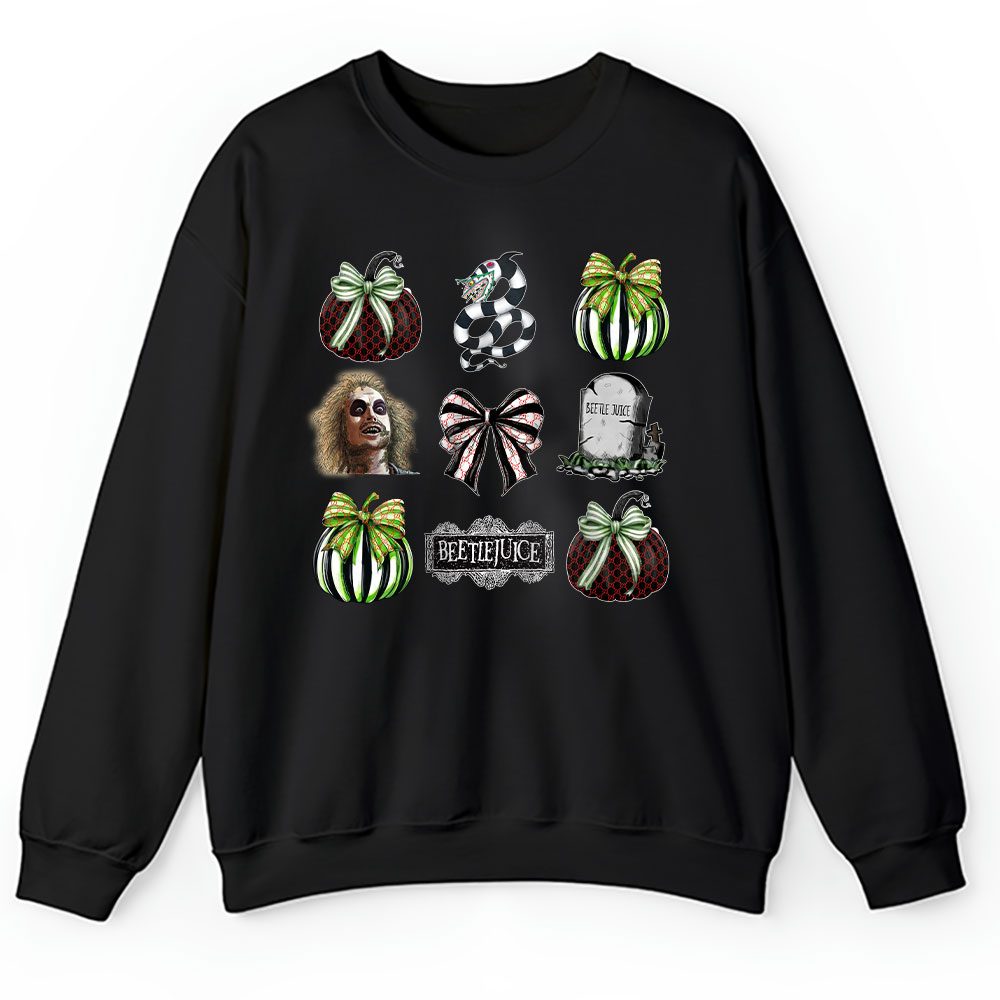 Coquette Bow Green Beetle Halloween Beetlejuice Gucci Unisex Sweatshirt BTN16966