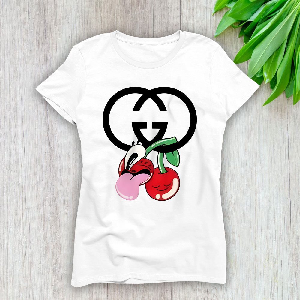 Cotton Jersey Printed Tshirt Off White Gucci Lady T-Shirt Women BTN15080