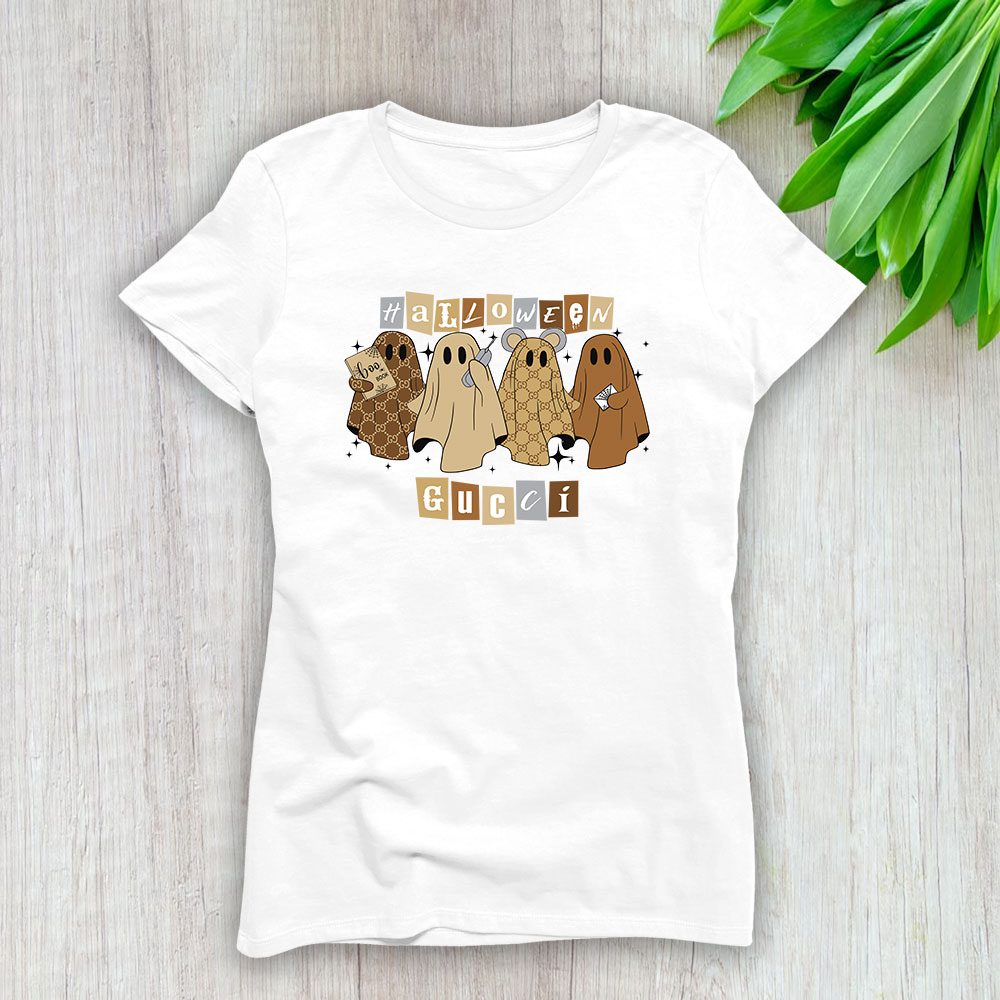 Spooky Ghost Gucci Lady T-Shirt Women BTN14676