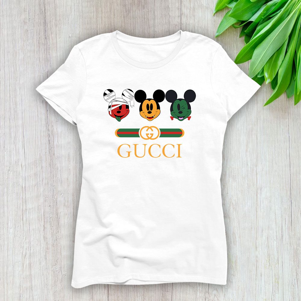 Disney Mickey Happy Halloween Gucci Lady T-Shirt Women BTN14655