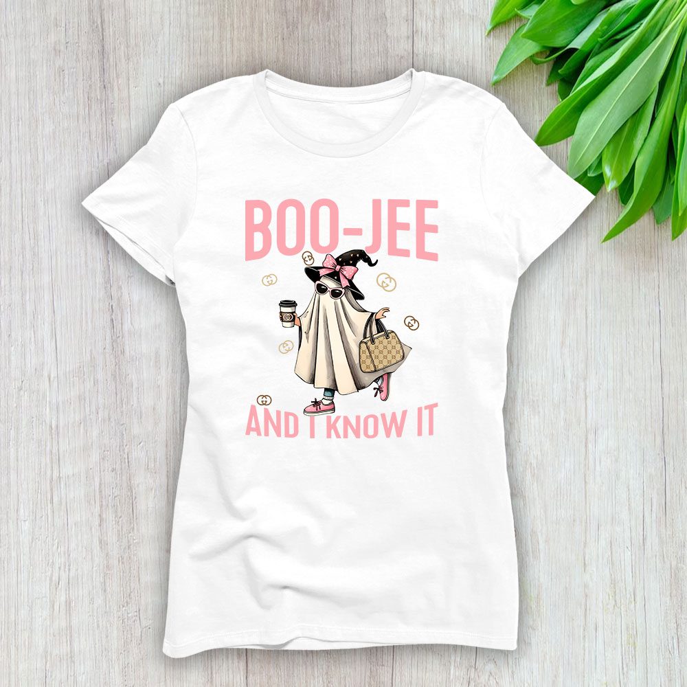 Coquette Boojee Ghost Halloween Gucci Lady T-Shirt Women BTN14648