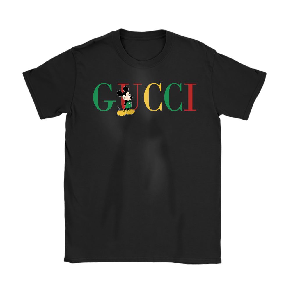 Mickey Mouse Gucci Unisex T-Shirt Cotton Tee BN15092