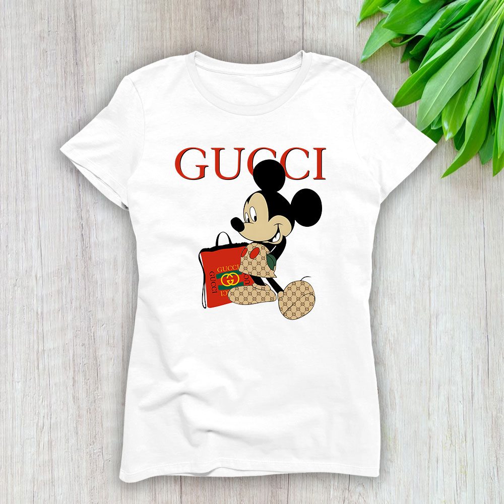 Disney Mickey Gucci Lady T-Shirt Women BTN14601