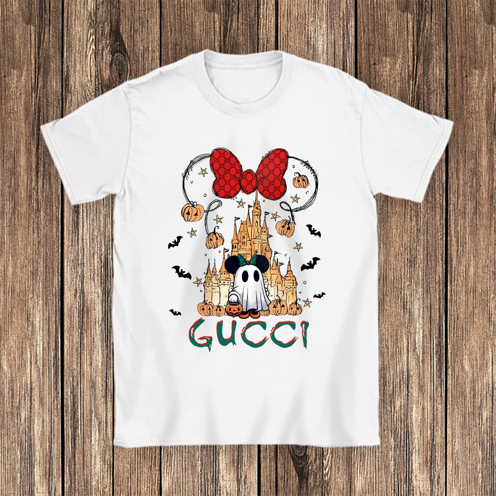 Mickey Minnie Ghost Gucci Unisex T-Shirt Cotton Tee BN15114
