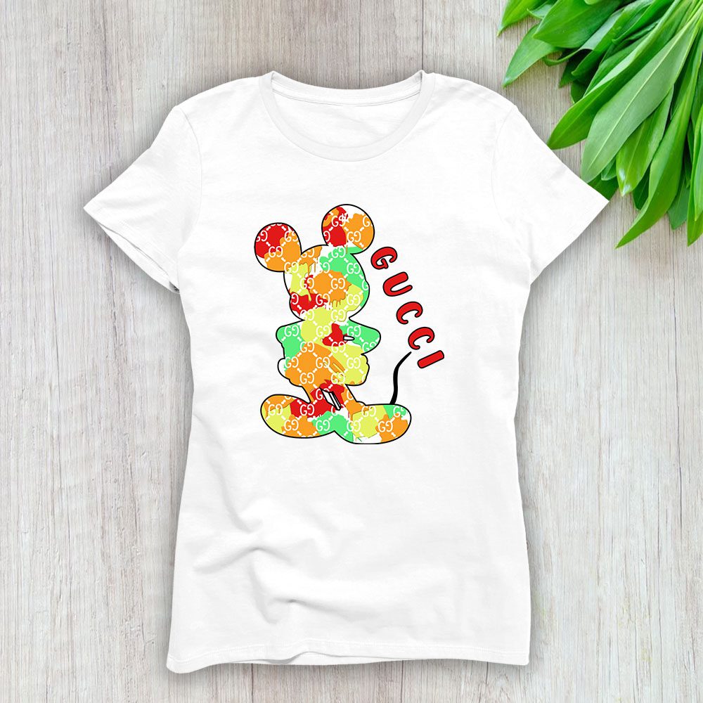 Disney Mickey Gucci Lady T-Shirt Women BTN14602