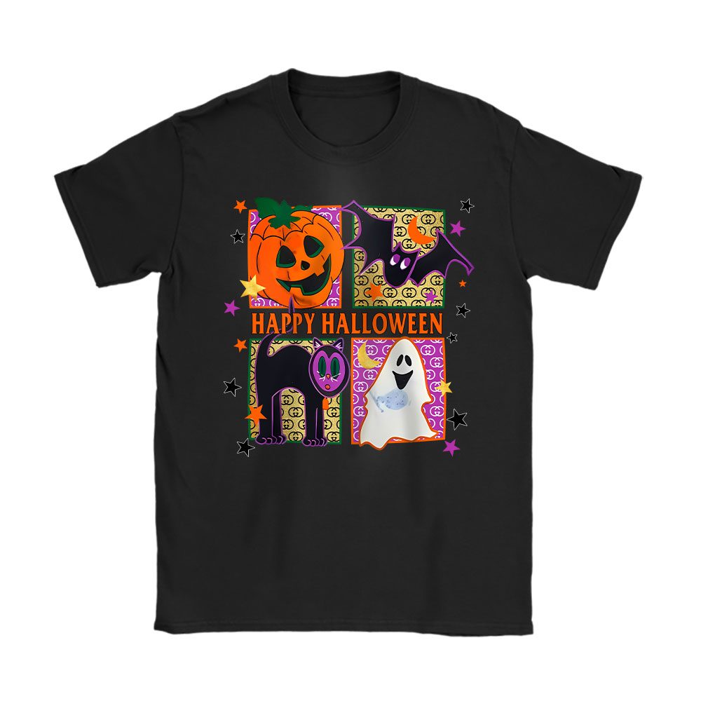 Vintage 90s Halloween Crewneck Trick Or Treat Gucci Unisex T-Shirt Cotton Tee BN15120