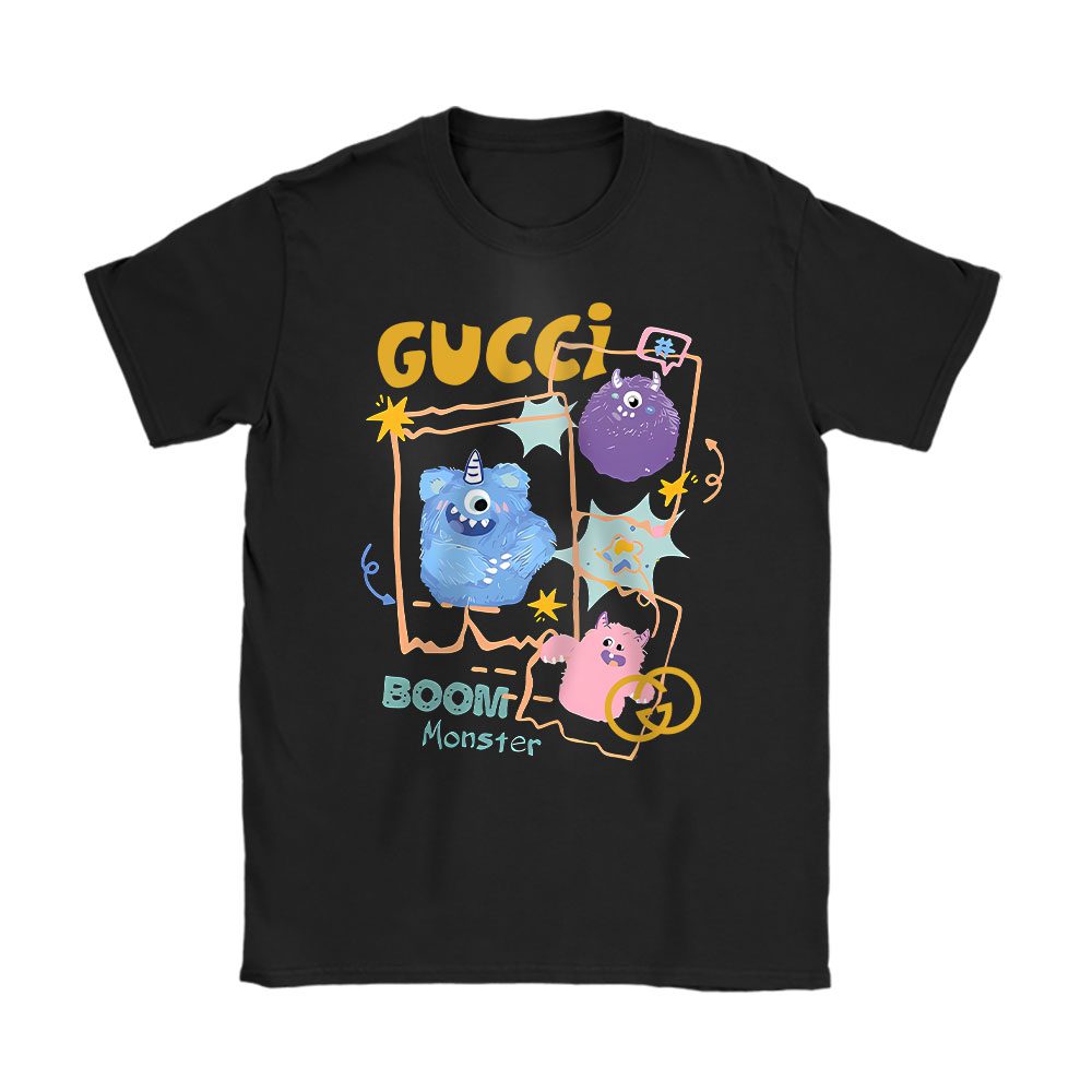 Boom Monster Gucci Unisex T-Shirt Cotton Tee BN15062