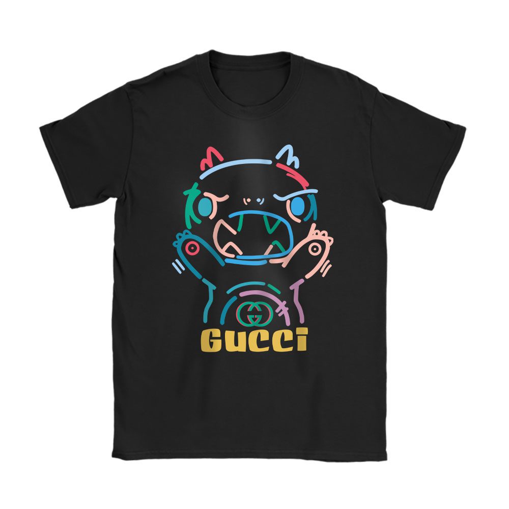 Crayon Dino Gucci Unisex T-Shirt Cotton Tee BN15074