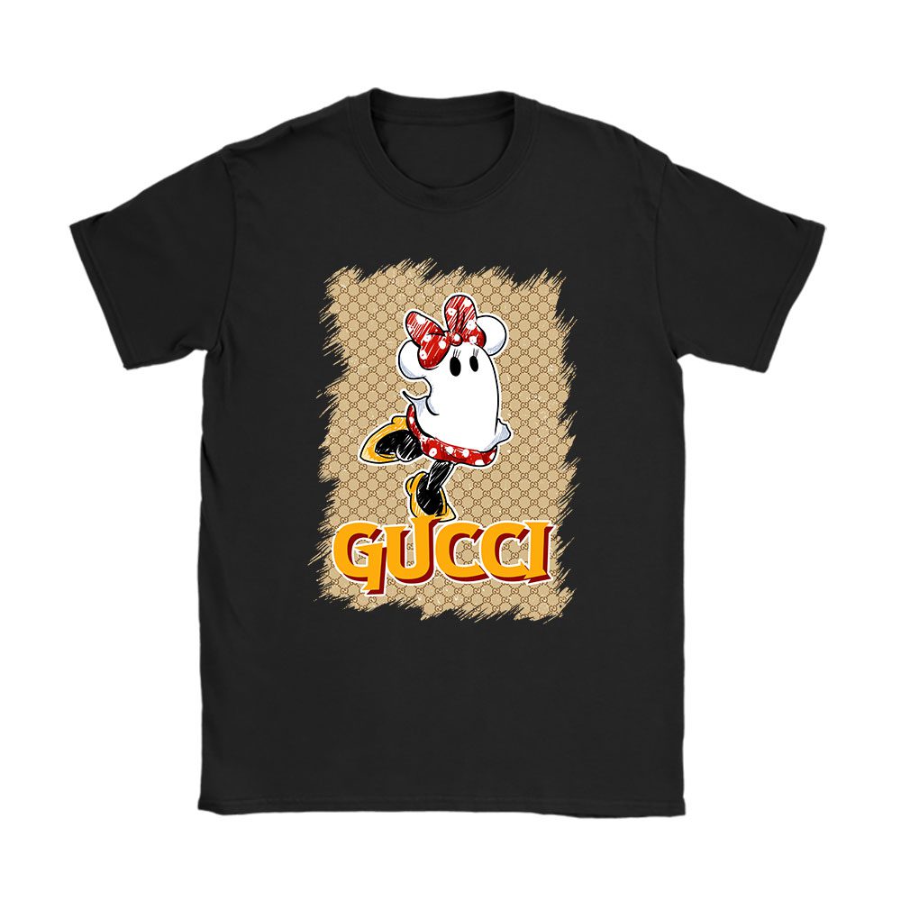 Mickey Minnie Ghost Gucci Unisex T-Shirt Cotton Tee BN14668
