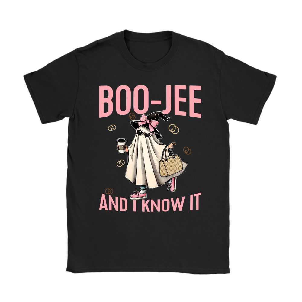 Coquette Boojee Ghost Halloween Gucci Unisex T-Shirt Cotton Tee BN14648