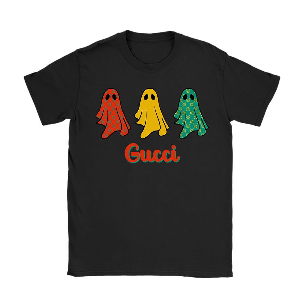 Cute Ghost Boujee Boojee Spooky Halloween Gucci Unisex T-Shirt Cotton Tee BN14652