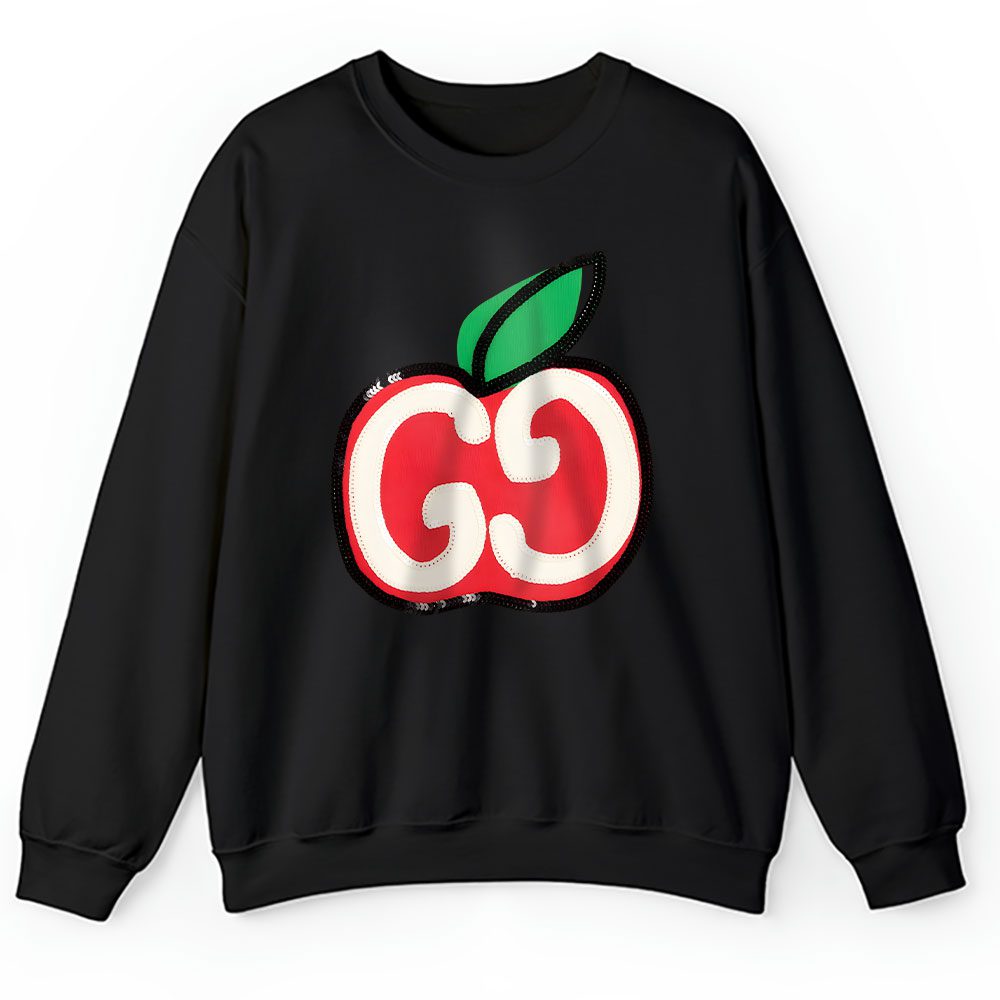 Apple Cotton Jersey Gucci Unisex Sweatshirt BTN15056