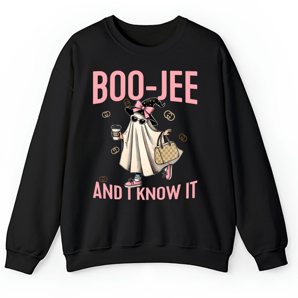 Coquette Boojee Ghost Halloween Gucci Unisex Sweatshirt BTN14648