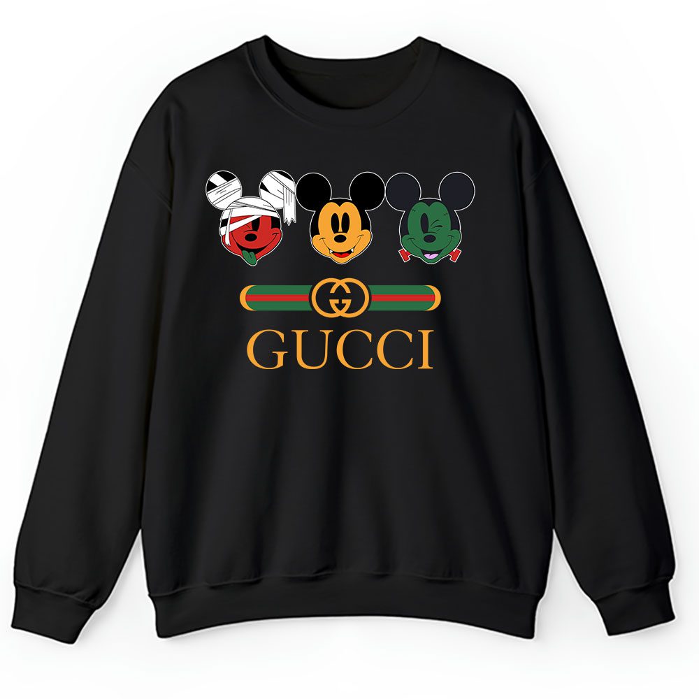 Disney Mickey Happy Halloween Gucci Unisex Sweatshirt BTN14655