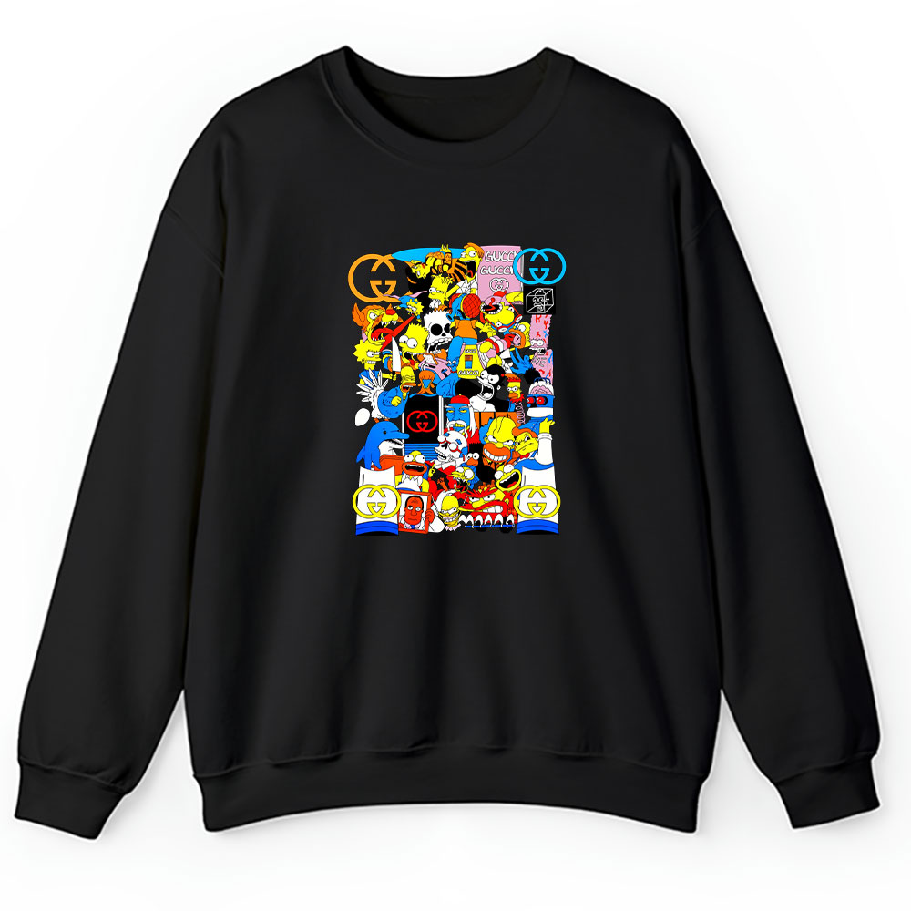 The Simpsons Treehouse Of Horror Gucci Unisex Sweatshirt BTN14090