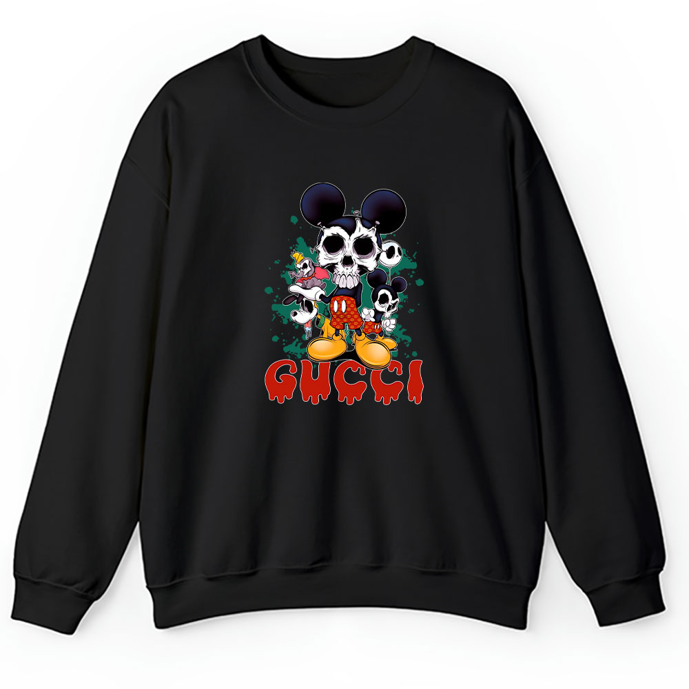 Disney Mickey Halloween Shirt Gucci Unisex Sweatshirt BTN11700