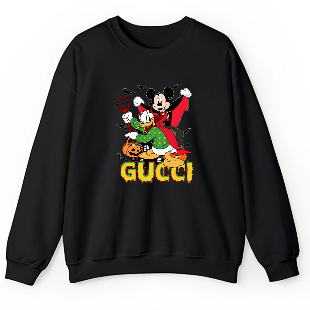 Disney Mickey Halloween Shirt Gucci Unisex Sweatshirt BTN11701