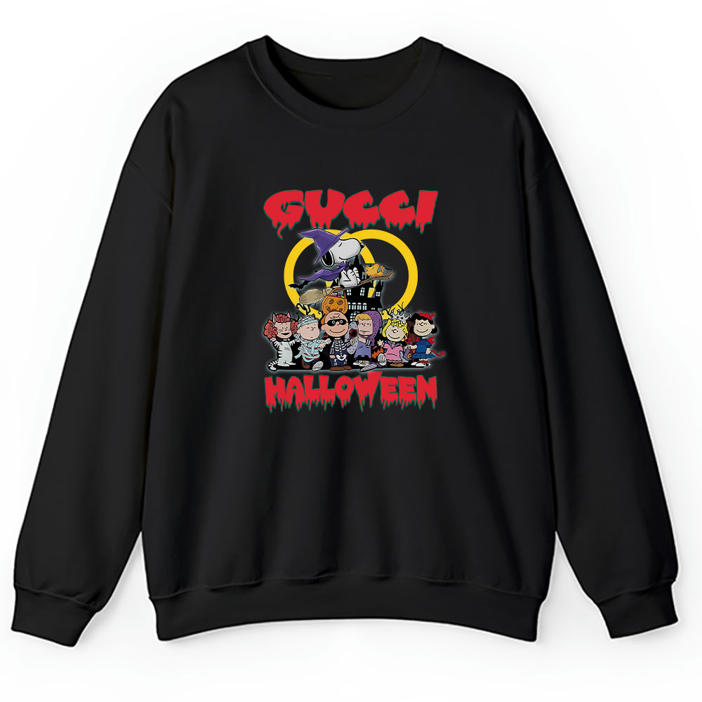 Peanuts Halloween Gucci Unisex Sweatshirt BTN11566
