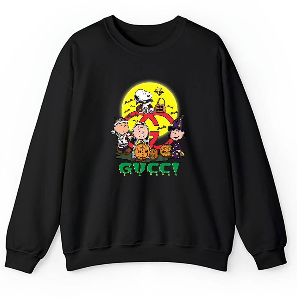 Peanuts Halloween Gucci Unisex Sweatshirt BTN11564