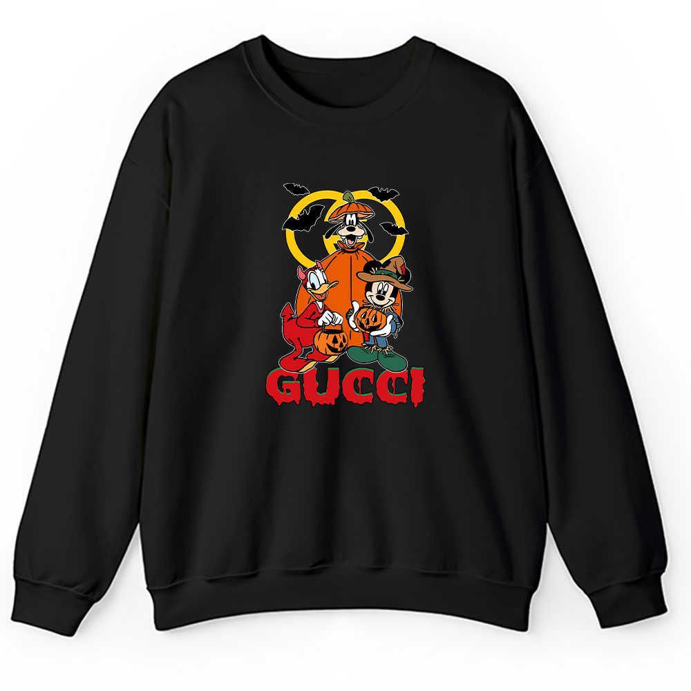 Disney Mickey And Friends Halloween Gucci Unisex Sweatshirt BTN11544