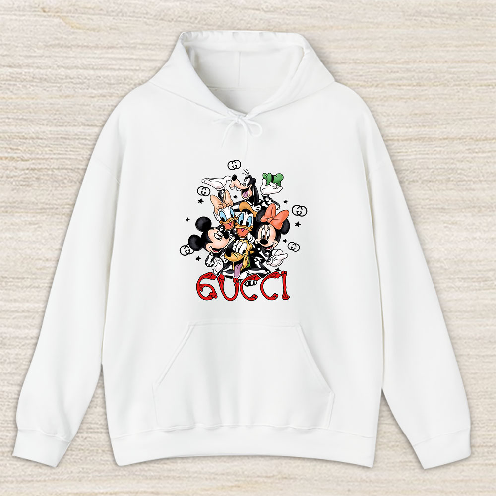 Mickey And Friends Skeleton Halloween Gucci Unisex Hoodie TAH10105