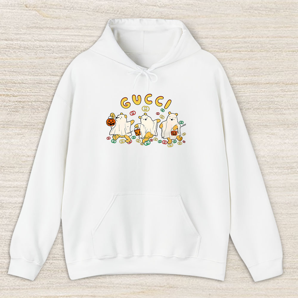 Retro Pooh Ghost Halloween Gucci Unisex Hoodie TAH10119