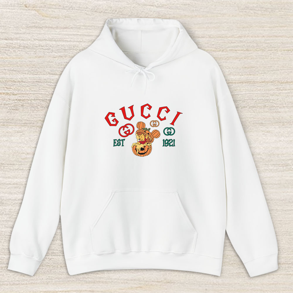 Retro Pooh Ghost Halloween Gucci Unisex Hoodie TAH10120