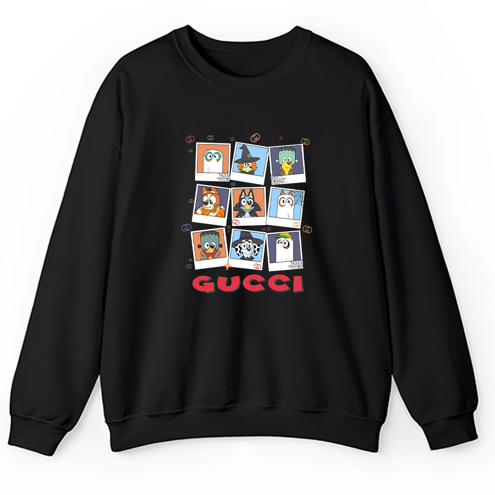 Bluey Happy Halloween Gucci Unisex Sweatshirt BTN9260