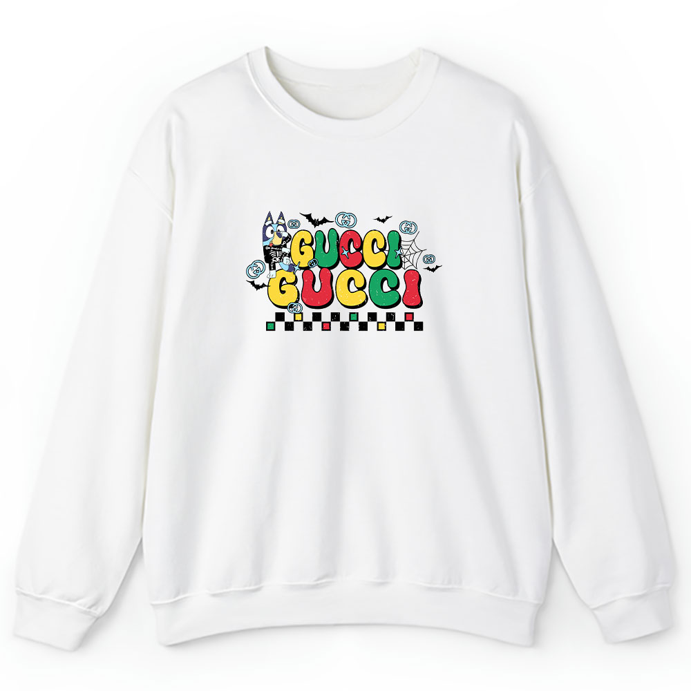 Bluey Happy Halloween Gucci Unisex Sweatshirt BTN9262