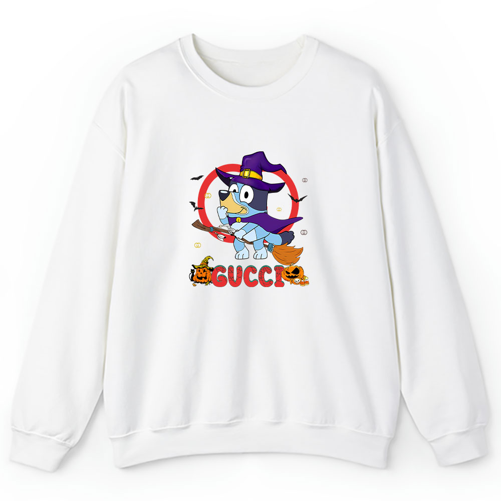 Bluey Happy Halloween Gucci Unisex Sweatshirt BTN9266