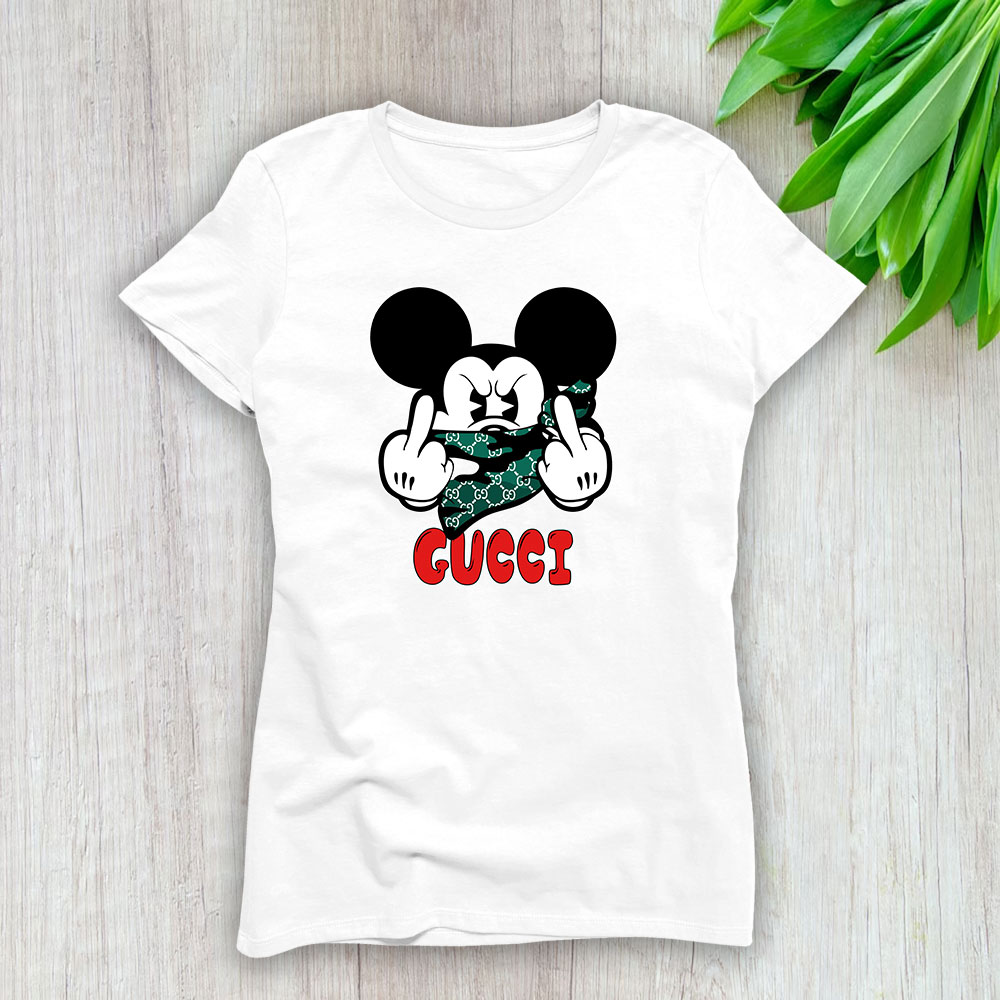 Mickey Mouse Gucci Lady T-Shirt Women BTN8276