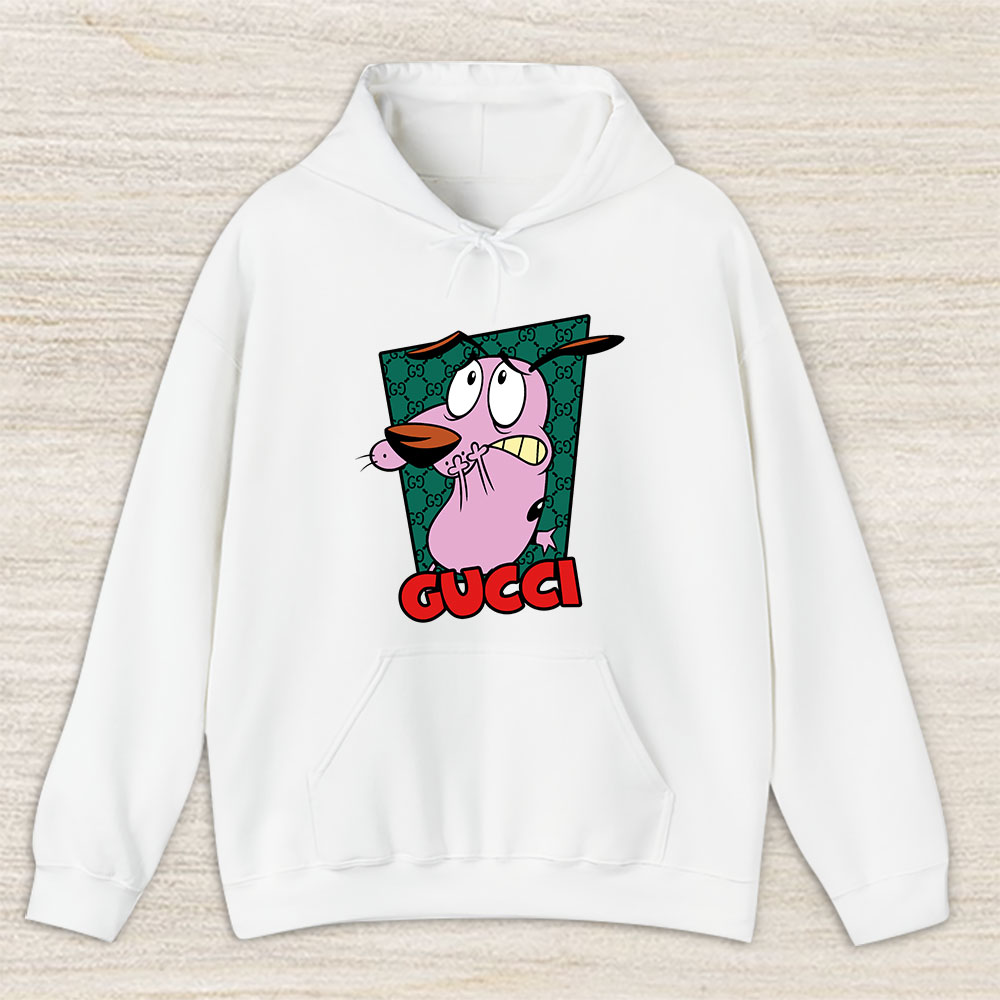 Courage The Cowardly Dog Gucci Unisex Hoodie TAH7013
