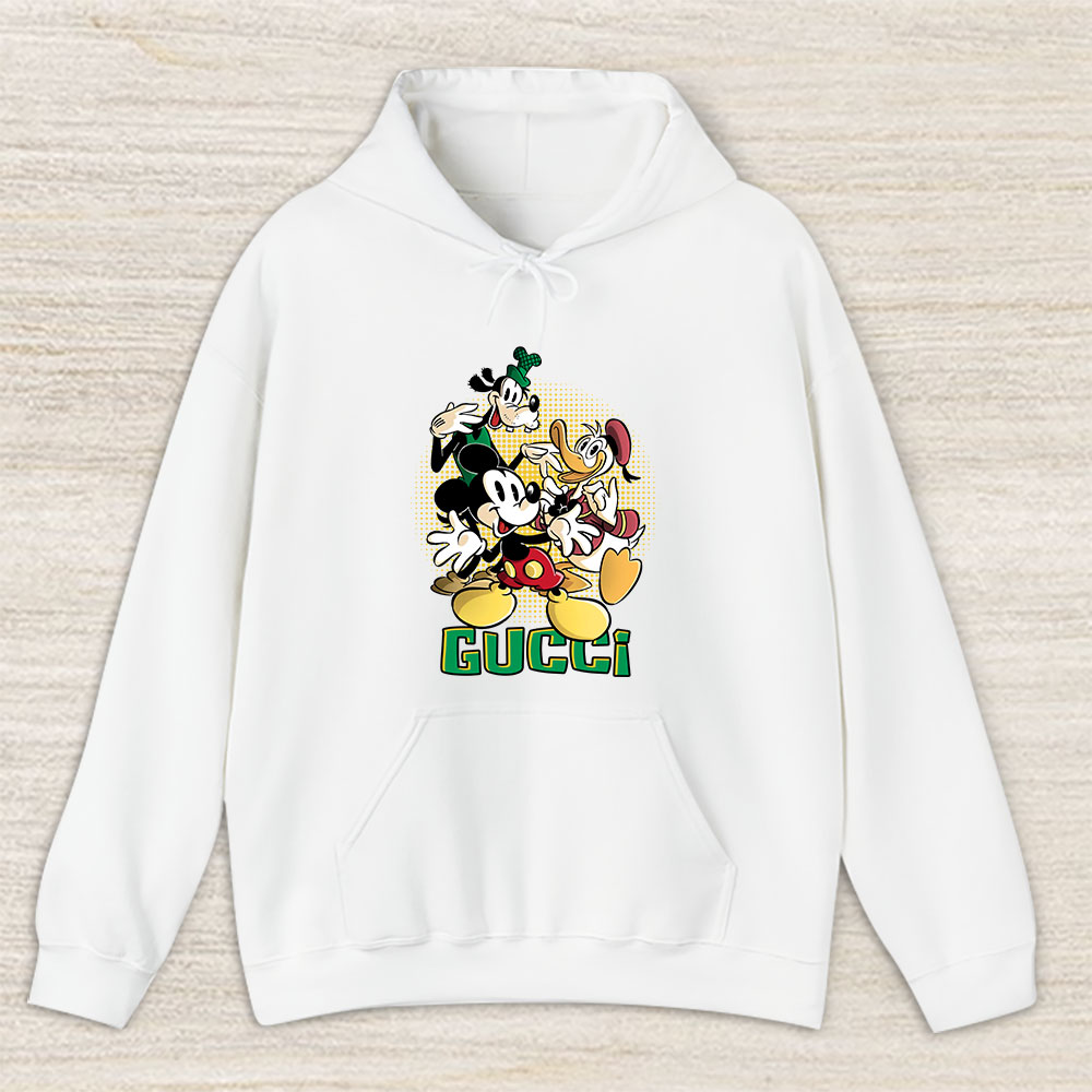 Mickey Mouse Donald Duck Goofy Gucci Unisex Hoodie TAH7072