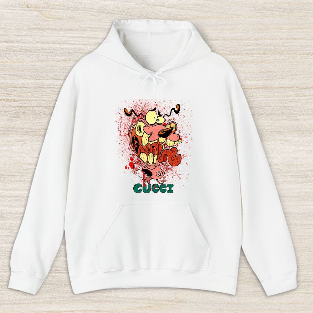 Courage The Cowardly Dog Gucci Unisex Hoodie TAH7011