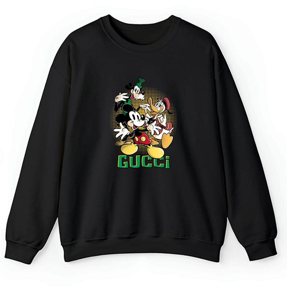 Mickey Mouse Donald Duck Goofy Gucci Unisex Sweatshirt BTN7072