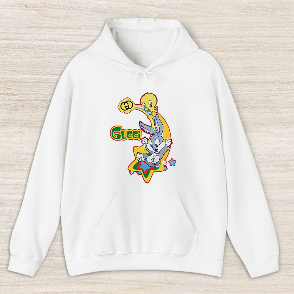 Bugs Bunny And Tweety Looney Tunes Gucci Unisex Hoodie TAH5402