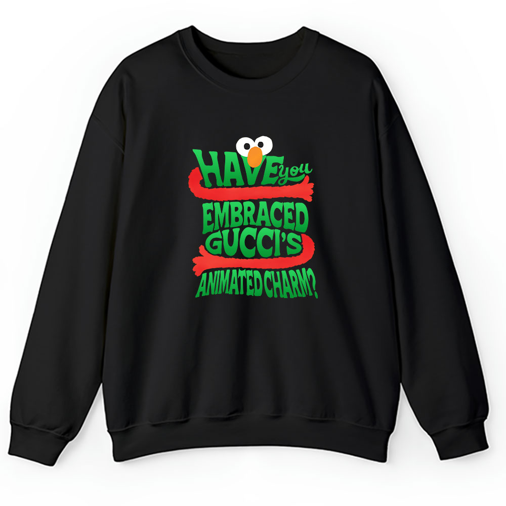 Elmo Sesame Street Gucci Brand Unisex Sweatshirt BTN5498
