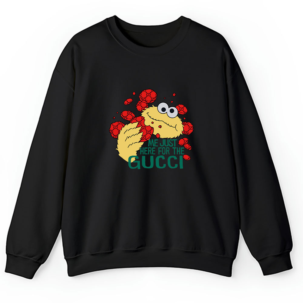 Cookie Monster Sesame Street Gucci Brand Unisex Sweatshirt BTN5455