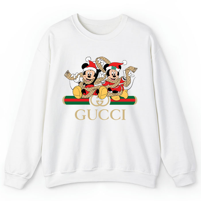 Gucci Mickey Mouse And Minnie Mouse Christmas Crewneck Sweatshirt CSTB0378