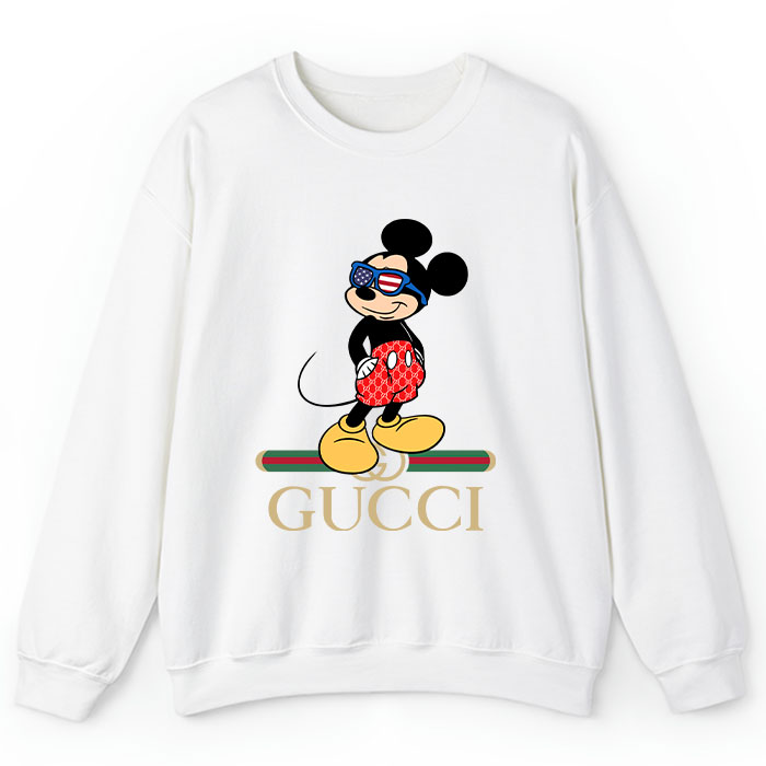 Gucci Mickey Mouse American Crewneck Sweatshirt CSTB0392