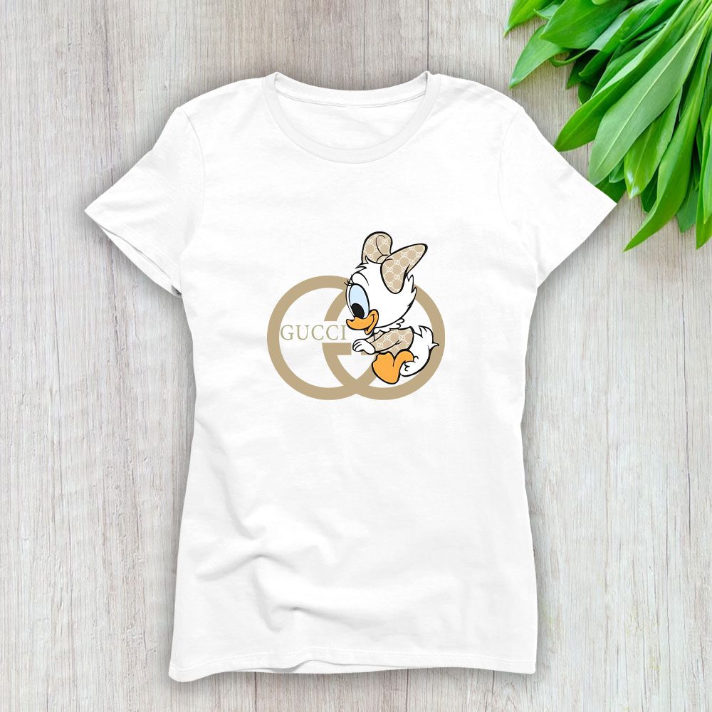 Gucci Kid Duck Lady T-Shirt Luxury Tee For Women LDS1429