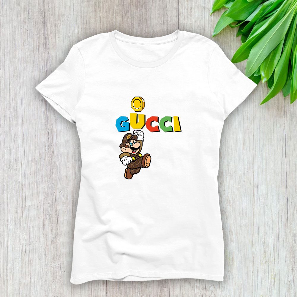 Gucci Super Mario Lady T-Shirt Luxury Tee For Women LDS1403