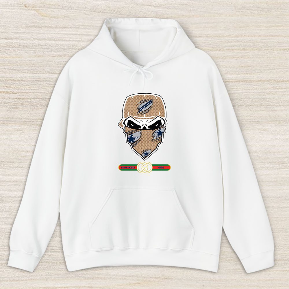 Gucci x NFL x Dallas Cowboys Skull Luxury Pullover Hoodie For Fan TBH1027