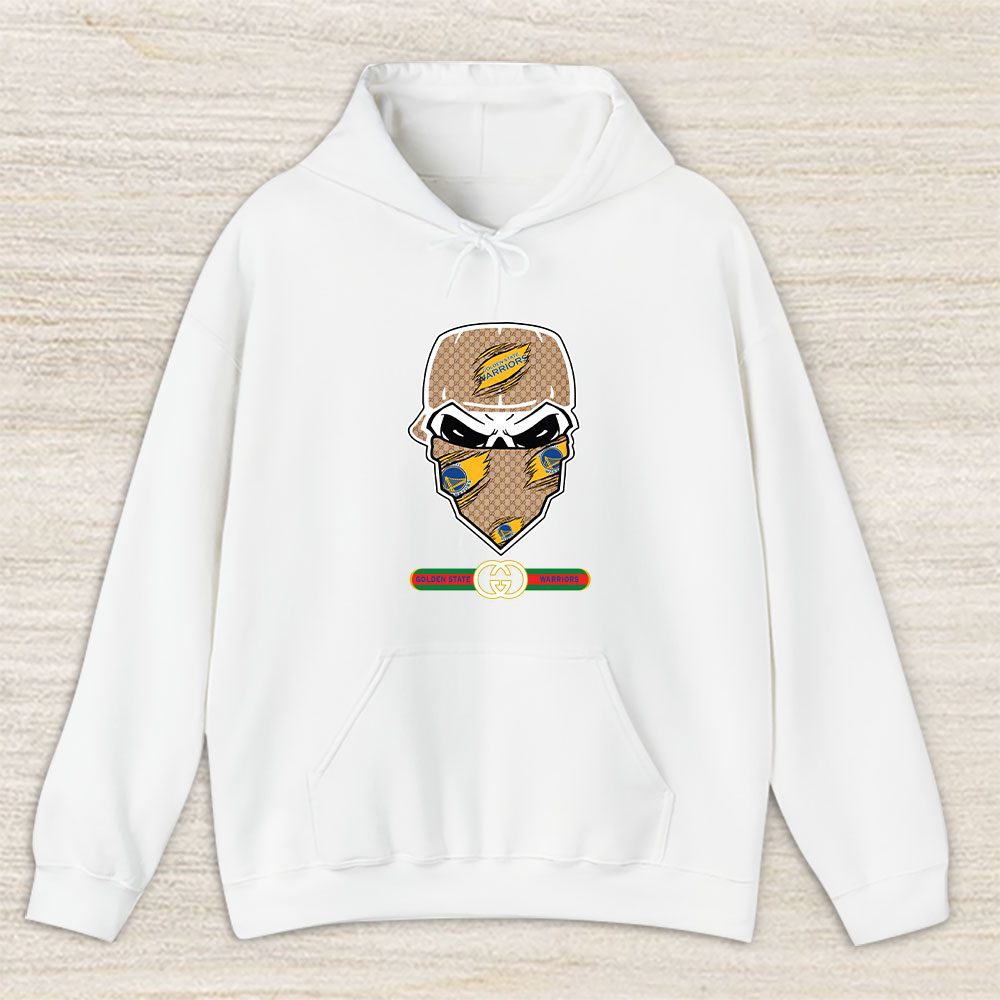 Gucci x NBA x Golden SBNe Warriors Skull Luxury Pullover Hoodie For Fan TBH1009