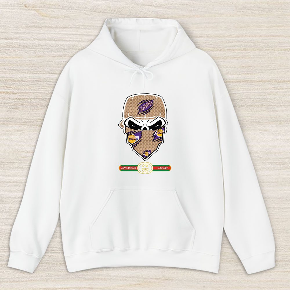 Gucci x NBA x Los Angeles Lakers Skull Luxury Pullover Hoodie For Fan TBH1013